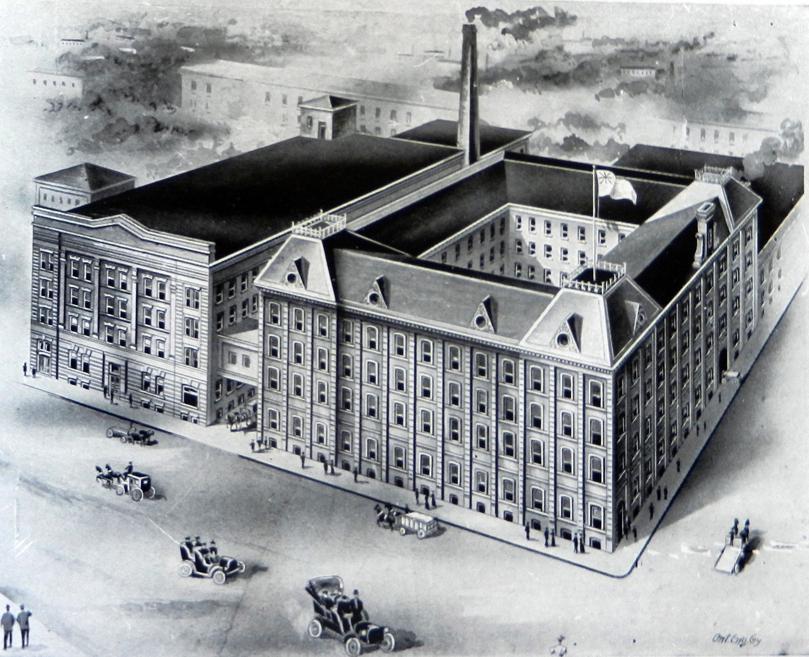 Calder Building Graphic