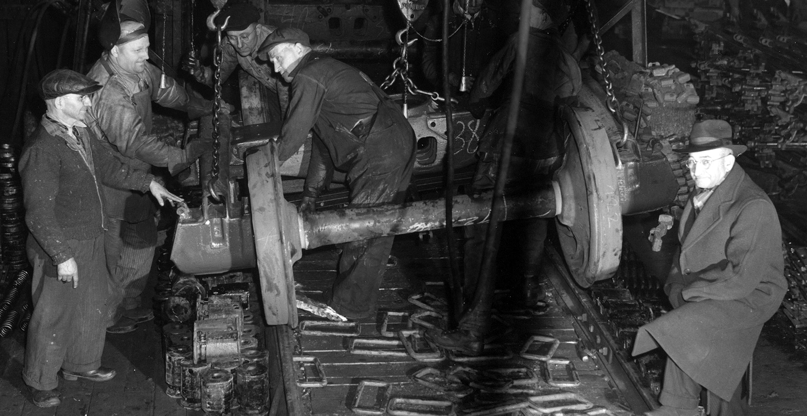 Car Builders at National Steel Car in 1944