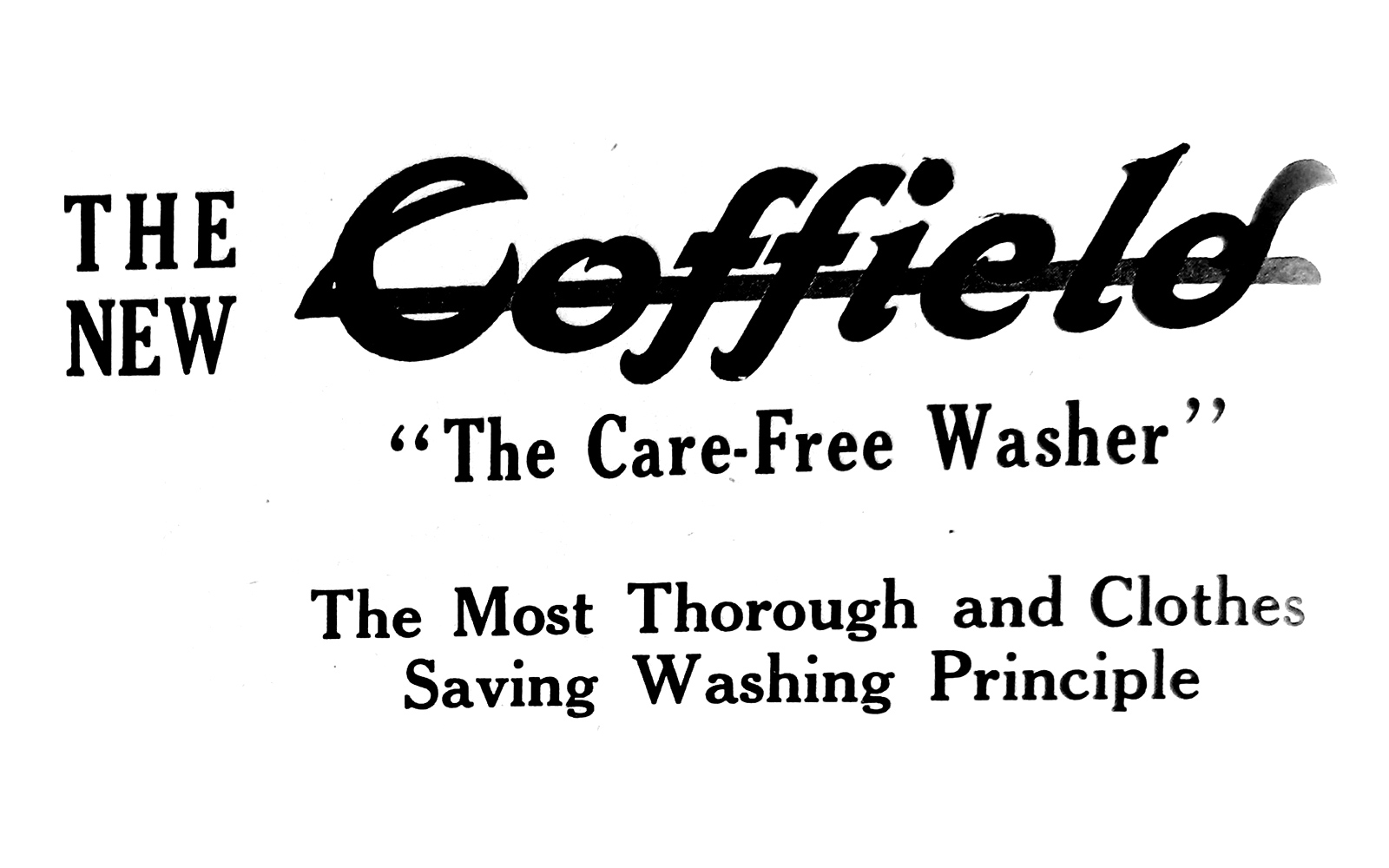 Coffield advertisement