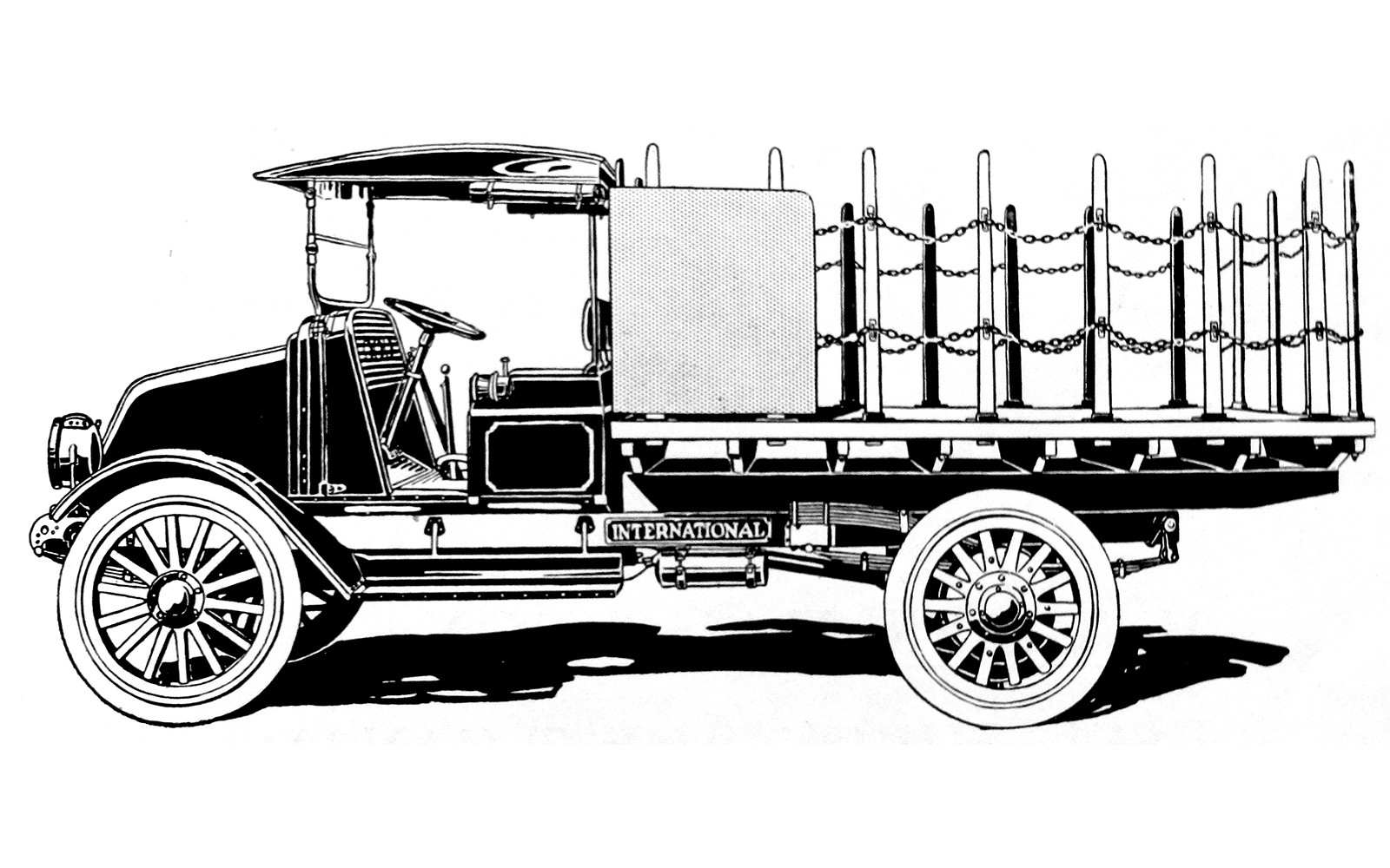 Deering car advertisement