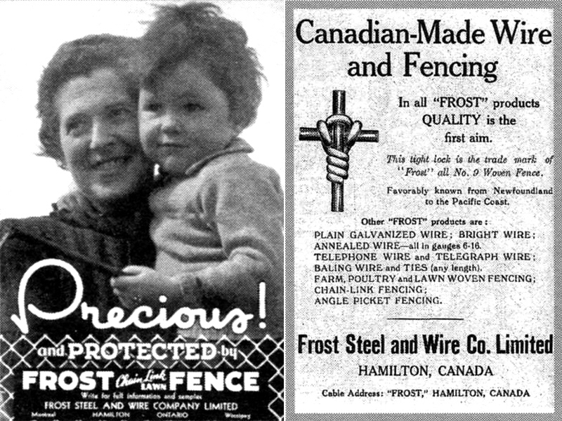 Frost Wire Fence Advertisement