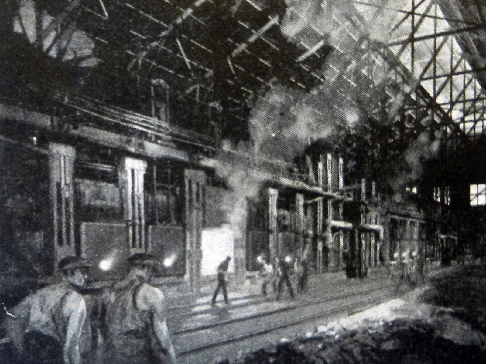 Stelco open hearth drawing