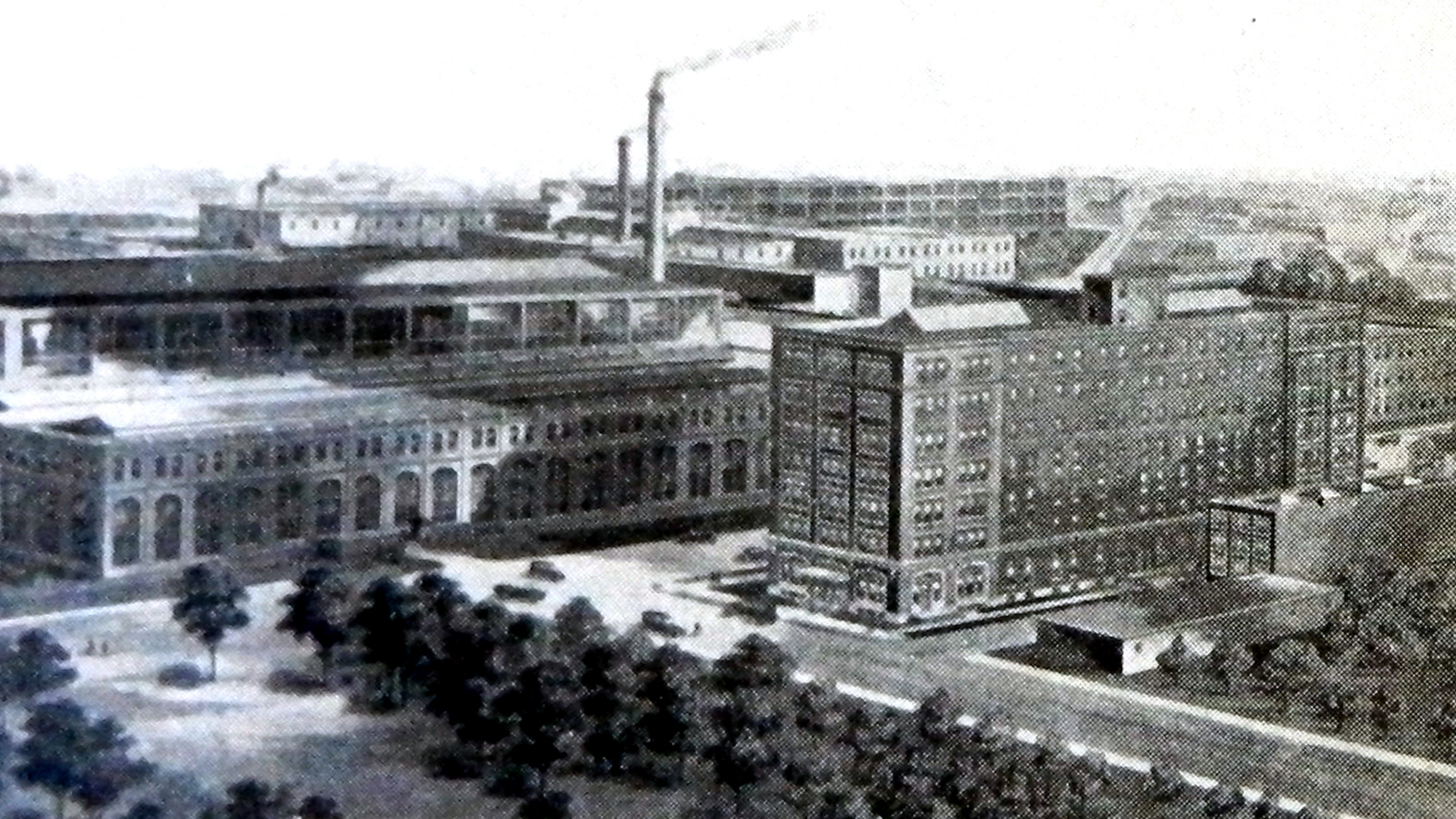 Westinghouse Engraving of Building